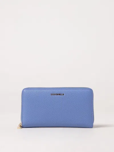 Coccinelle Wallet  Woman In Gnawed Blue