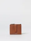 Coccinelle Leather Zip-fastening Wallet In Brown