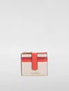 Coccinelle Metallic Tricolor Wallet In Multicolor