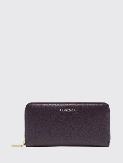 COCCINELLE WALLET COCCINELLE WOMAN COLOR PLUM,H20809089
