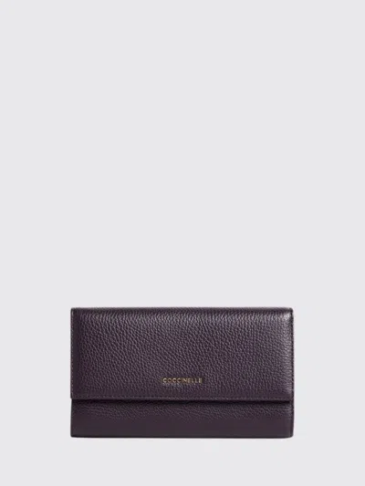 Coccinelle Wallet  Woman Color Plum In Brown
