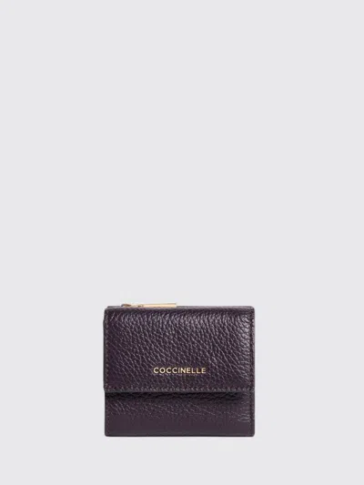 Coccinelle Wallet  Woman Color Plum In Burgundy
