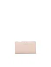 Coccinelle Metallic Soft Pink Leather Wallet