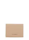 Coccinelle Metallic Soft Wallet In Pink