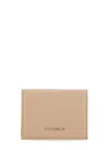 Coccinelle Metallic Soft Wallet In Pink