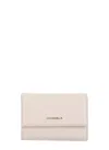 Coccinelle Metallic Soft Wallet In Pink
