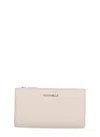Coccinelle Metallic Soft Wallet In Pink