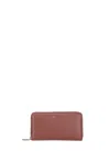 Coccinelle Metallic Soft Wallet In Brown