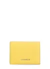 Coccinelle Metallic Soft Wallet In Yellow