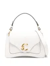 Coccinelle 'c-me' Tote Bag In White Leather In White