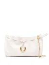 Coccinelle 'isabela' Crossbody Bag In White Leather In White