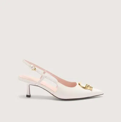 Coccinelle With Heel In White