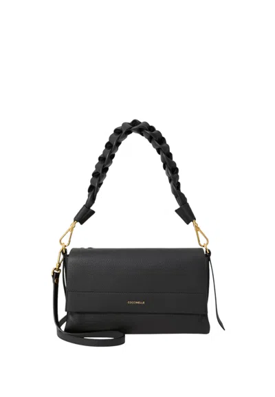 Coccinelle Women's Bag  M50120101 Noir/cognac In Black