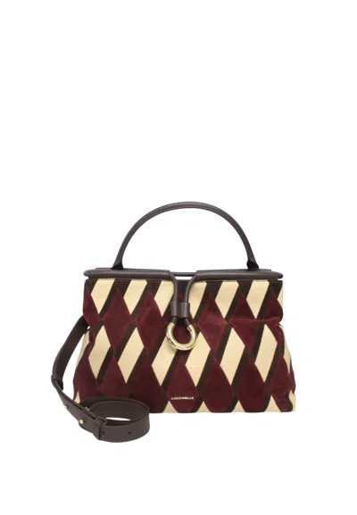 COCCINELLE WOMEN'S BAG COCCINELLE T1H180101 RIBES/BRUNETTE