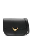 Coccinelle Women's Elegant Leather Shoulder Bag In Black