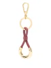 Coccinelle Loop-detail Keyring In Gold