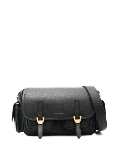 COCCINELLE WOMEN'S LEATHER BAG WITH BUCKLE