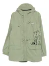 Coccinelle X Peanuts Drawstring Jacket In Green