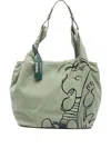 Coccinelle X Peanuts Graphic-print Tote Bag In Green
