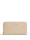 Coccinelle Zip-up Wallet In Neutral