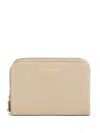 Coccinelle Zip-up Wallet In Neutral
