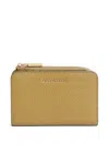 Coccinelle Zip-up Wallet In Yellow