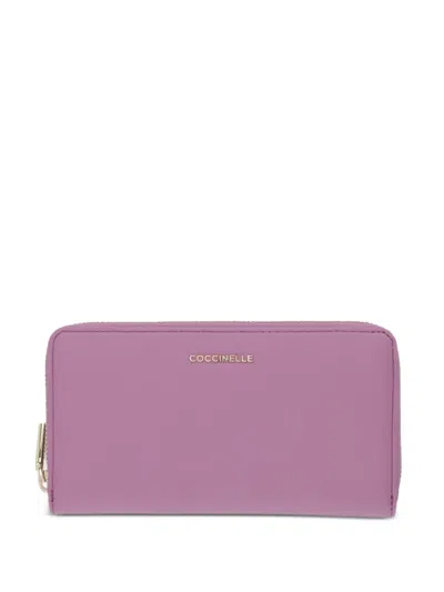Coccinelle Zip Wallet In Purple