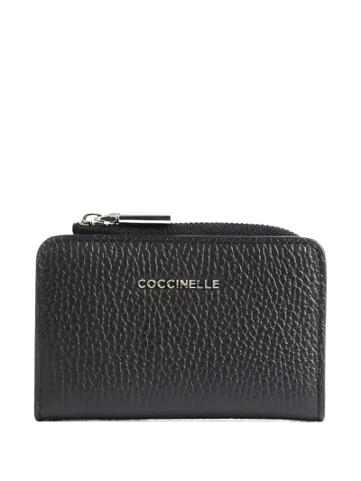 Coccinelle Zip-around Leather Wallet In Black