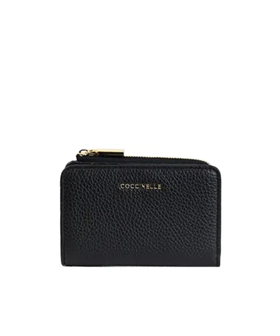 Coccinelle Zipper Wallet In Black