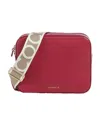 Coccinelle Zippered Shoulder Bag In Red