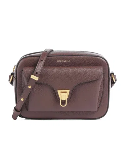 Coccinelle Zippered Shoulder Bag In Yellow