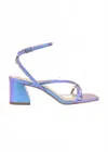 Cocco Miami Womens Strappy Heeled Platform Sandal In Iridescent