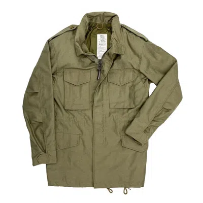 Pre-owned Cockpit Usa M-65 Field Jacket Z26l008 Usa Made In Green