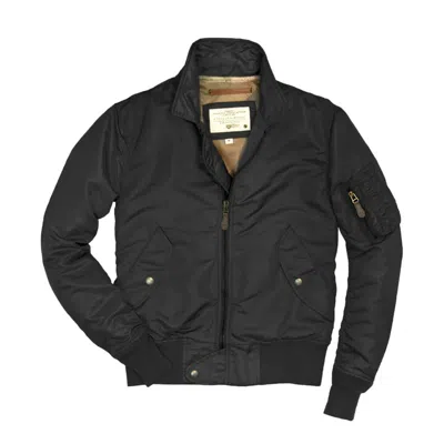 Pre-owned Cockpit Usa M-86© Flight Bomber Jacket Z24r006 Usa Made In Black