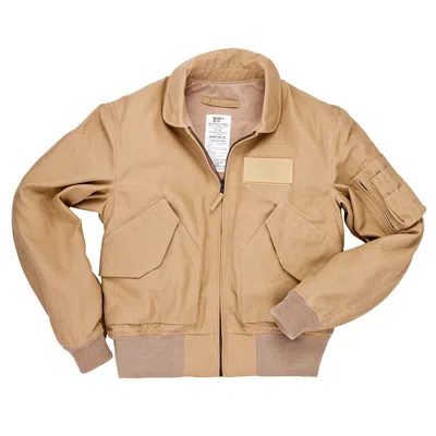 Pre-owned Cockpit Usa Nomex Cwu Modified 36p Lightweight Jacket Z26p005 Made In Usa In Tan