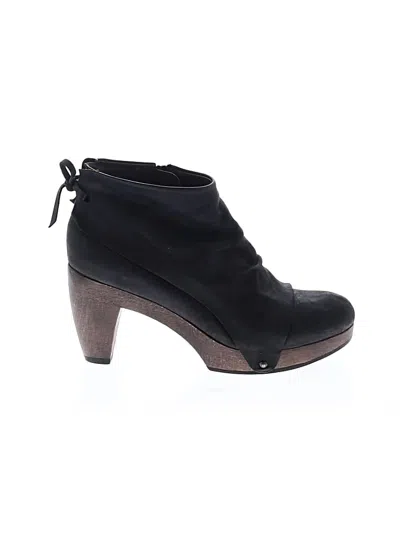 Pre-owned Coclico Ankle Boots In Black