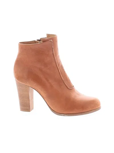 Pre-owned Coclico Ankle Boots In Tan
