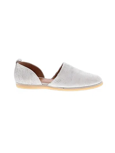 Pre-owned Coclico Flats In Gray