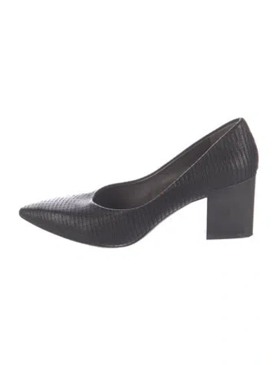 Pre-owned Coclico Leather Animal Print Pumps In Blue