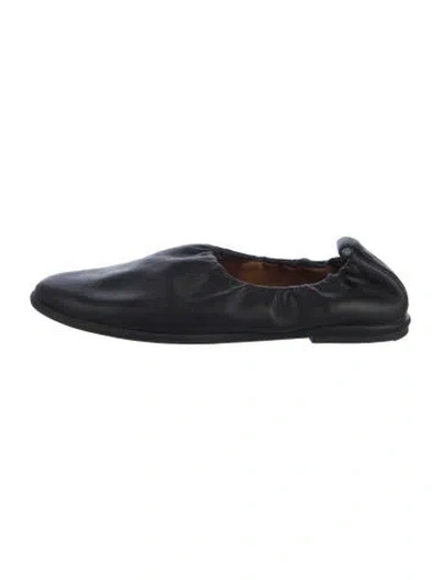 Pre-owned Coclico Leather Ballet Flats In Blue