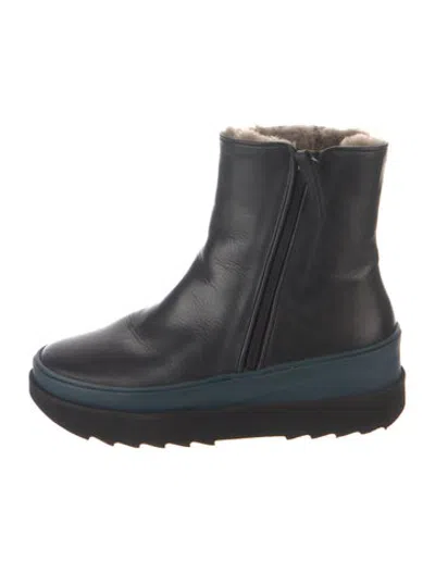 Pre-owned Coclico Leather Boots In Blue/green
