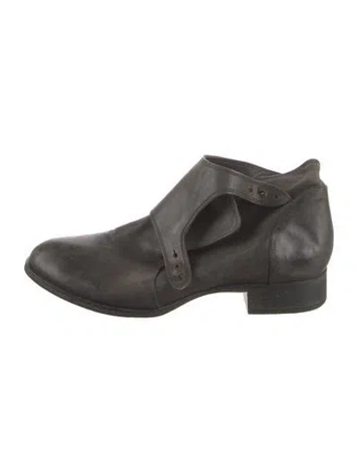 Pre-owned Coclico Leather Boots In Gray