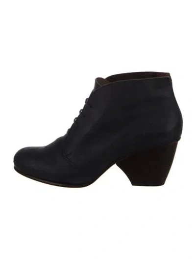 Pre-owned Coclico Leather Lace-up Boots In Black