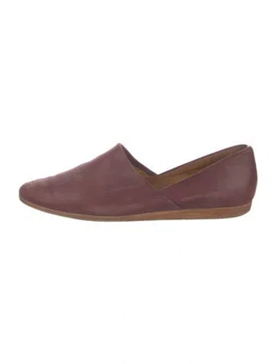 Pre-owned Coclico Leather Loafers In Burgundy