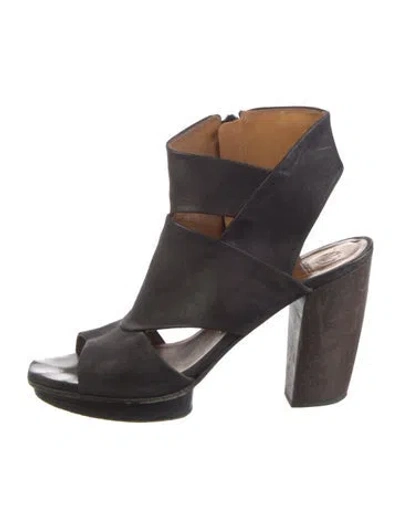 Pre-owned Coclico Leather Sandals In Black