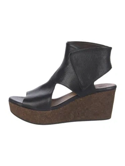 Pre-owned Coclico Leather Sandals In Black