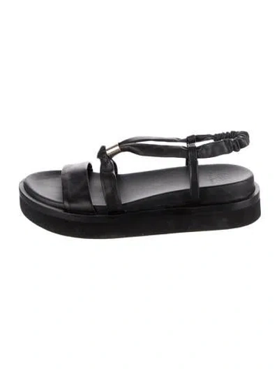 Pre-owned Coclico Leather Sandals In Black
