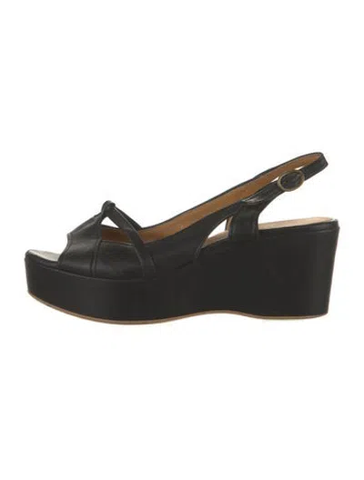 Pre-owned Coclico Leather Sandals In Black