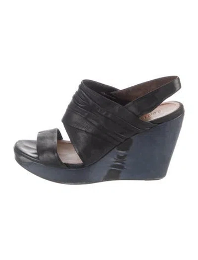 Pre-owned Coclico Leather Sandals In Blue