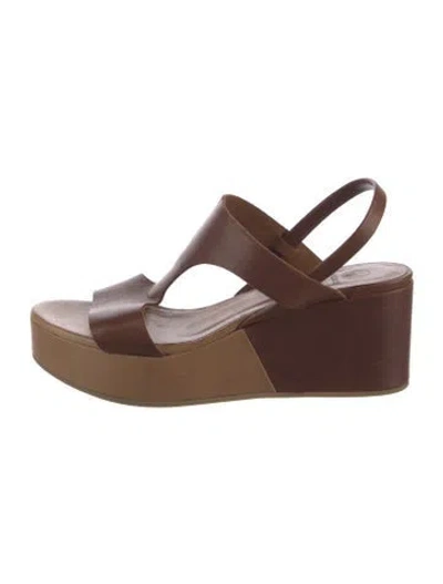 Pre-owned Coclico Leather Sandals In Brown
